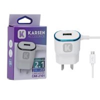 Cargador 2.1A V8 Micro Usb Karsen Car-2101
