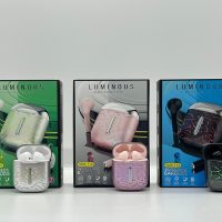 Auricular Inalambrico Bluetooth Luminous - Sms-T19 Estuche C/ Luces Led