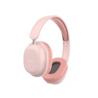Auricular Inalambrico Bluetooth Vincha Plegable Dual Rosa Netmak Nm-Live