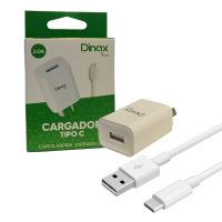 Cargador 3.0A Tipo C Dinax C/Cable Desmontable Dx-Car-3.0-Tc