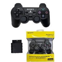 Joystick Ps2 Inalambrico Con Logo Sony - Tipo Original 