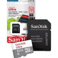Memoria Micro Sd 32Gb Sandisk Ultra Clase 10 - 100 Mb/S 100% Original