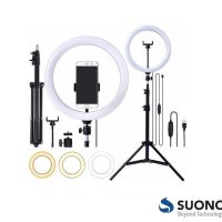 Kit Aro Led 30Cm Luz Fria / Calida / Neutra + Tripode 2.10Mts Suono 