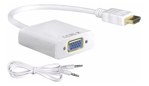 Convertidor Conversor Adaptador Hdmi A Vga Con Salida De Audio Netmak Nm-C81A