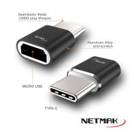 Adaptador Micro Usb V8 A Tipo C - V8 Hembra A Tipo C Macho Netmak Nm-C103