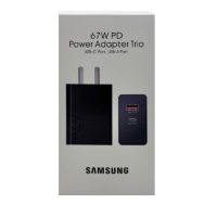 Cargador Samsung 67W Tipo C - Salida Usb + Tipo C