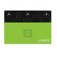Base Para Microscopio Metal + Manta Termica Profesional Verde Luowei Lw-M1 - Peso: 6Kg