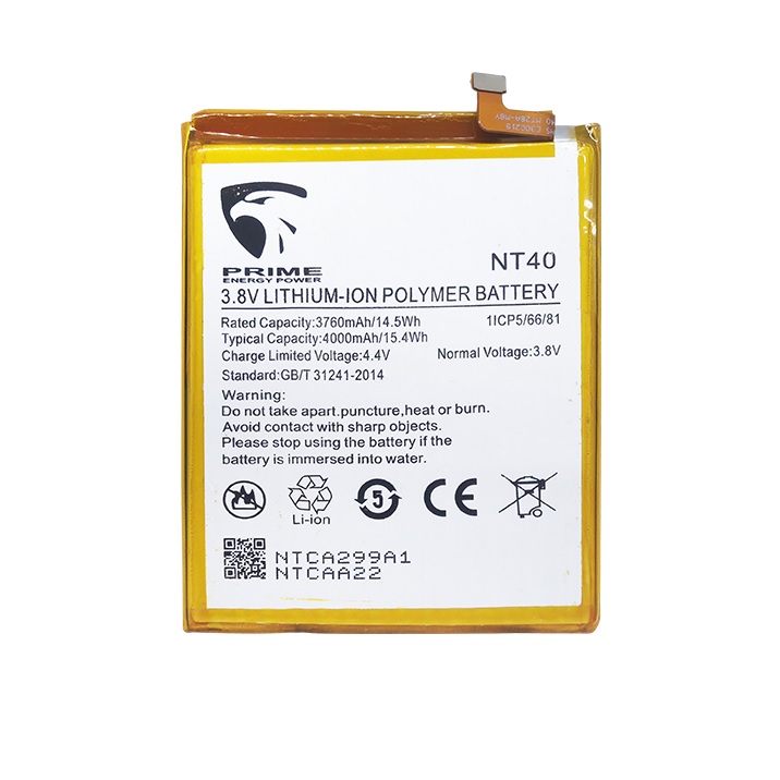Bateria Motorola Nt40 E20 Prime Premium