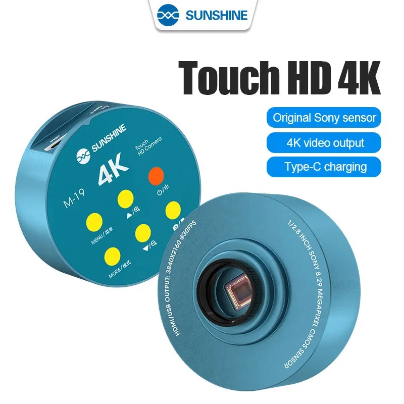 Camara Para Microscopio 4K Sunshine M-19