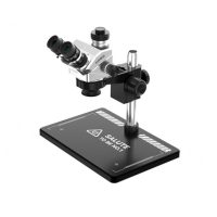 Microscopio Trinocular Luowei Tr02-B3Tv 7-50X Geek Future - Incluye Aro Led
