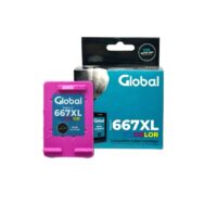 Cartucho De Tinta Compatible Hp 667Xl 3Ym80Al Tricolor 21Mls - Global Electronics