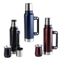 Kit Termo 1.2Lt + Mate + Bombilla Zlz71200 - Colores Varios