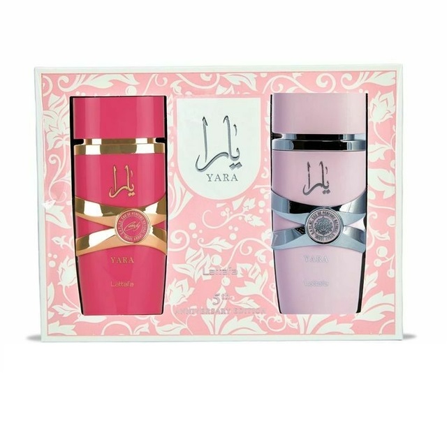 Kit De Perfumes Mujer Lattafa Yara 100Ml + Yara Candy 100Ml