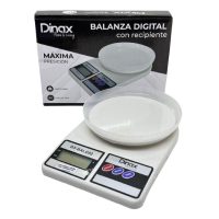 Balanza Electronica Cocina Hasta 10Kg Con Recipiente Dinax Dx-Balc20